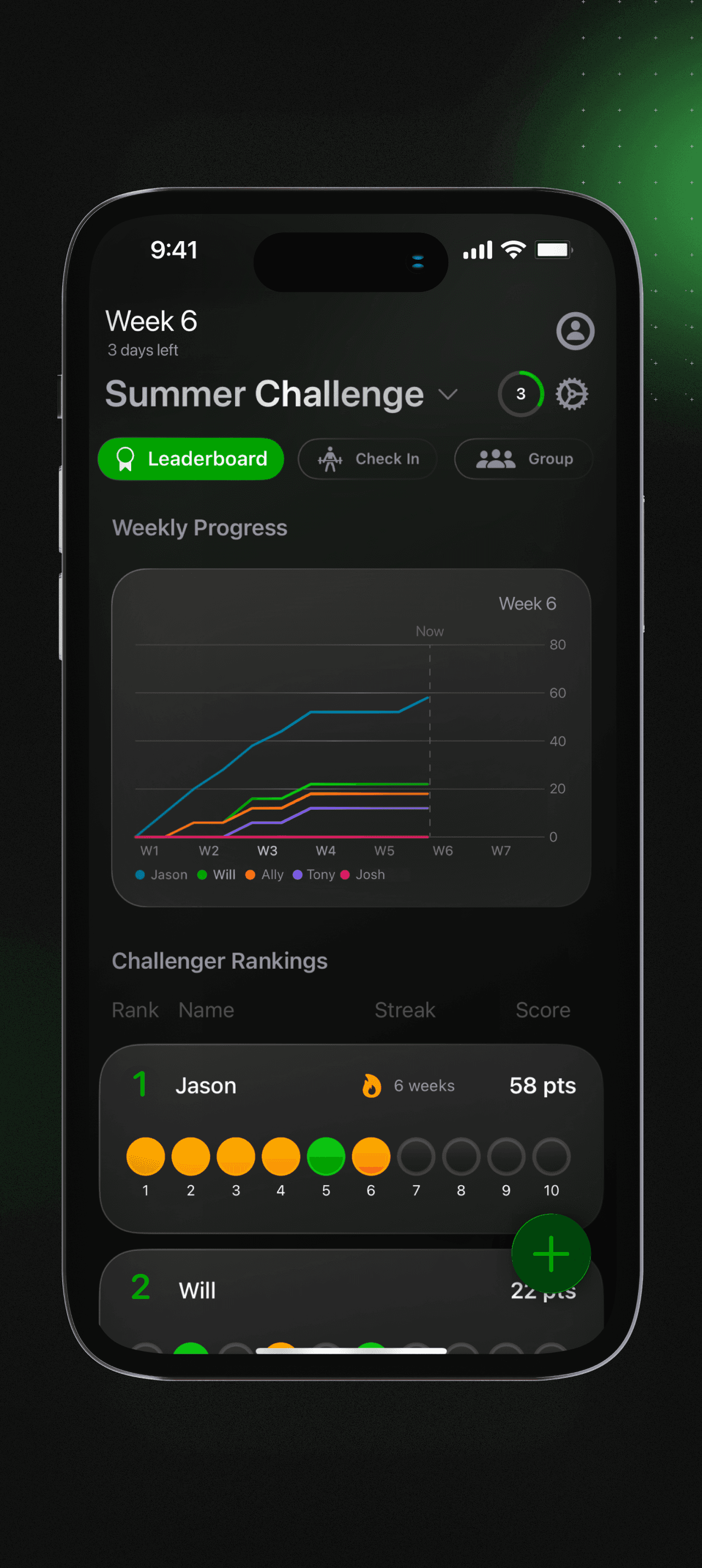 Challengrs app screenshot